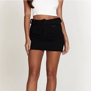 Meshki FERNE mini black cargo skirt - S